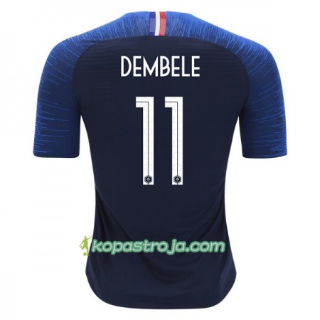 Billiga Fotbollströjor Frankrike Dembele 11 VM 2018 Hemma tröja